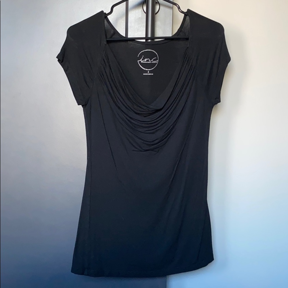Cowl neck shirt